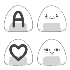 [LINE絵文字] Onigiri emoji fontの画像