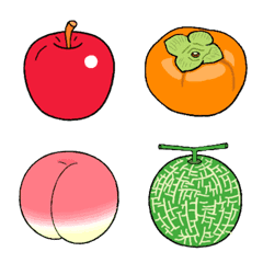 色々なフルーツ絵文字