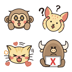 [LINE絵文字] MyCard MASCOT Emojiの画像