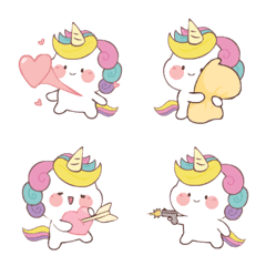 [LINE絵文字] Rainbow Poni (Emoji)の画像