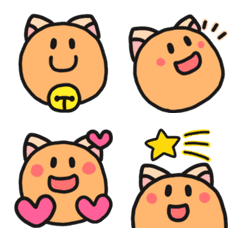 [LINE絵文字] あのファニーフェイス by ano (アバター猫)の画像
