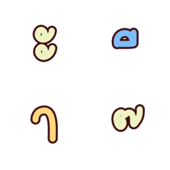 [LINE絵文字] Emojis, Thai vowels, tone controlの画像