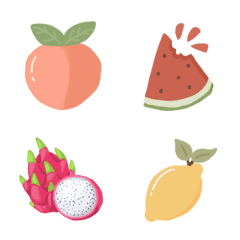 [LINE絵文字] Happy Fruityの画像