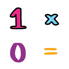 [LINE絵文字] Number 0 to 9の画像