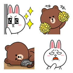 コニーの毎日絵文字（Feat.ブラウン）の絵文字メイン画像