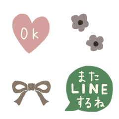 [LINE絵文字] ◾大人カラー絵文字の画像