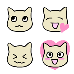 [LINE絵文字] のんきなこねこの画像