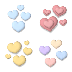 [LINE絵文字] Love - Cute Heartの画像