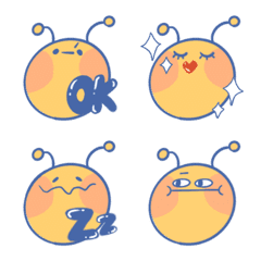 [LINE絵文字] 普通に可愛いはちですの画像