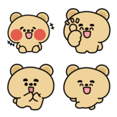 [LINE絵文字] Bear Emoji :)の画像