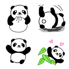 [LINE絵文字] 可愛い Baby panda 絵文字の画像