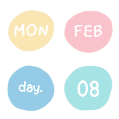 [LINE絵文字] day - month - timeの画像