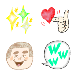 [LINE絵文字] watercolor everyday emoji 1の画像