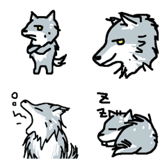 狼の絵文字