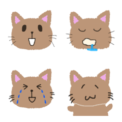 [LINE絵文字] モフモフねこの画像