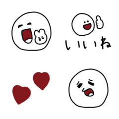 [LINE絵文字] シンプルで見やすい＊使いやすいの画像