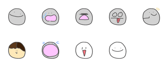 [LINE絵文字]Pearl Company [Emoji]の画像一覧