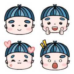 [LINE絵文字] Mr. Blueの画像
