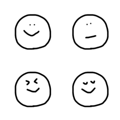 [LINE絵文字] cocomarupi's simple Emojiの画像