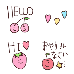 [LINE絵文字] かわいい食べ物たち♡の画像