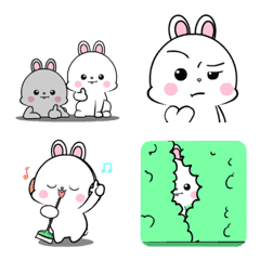[LINE絵文字] Lovely Rabbit 2 : Animated emojiの画像