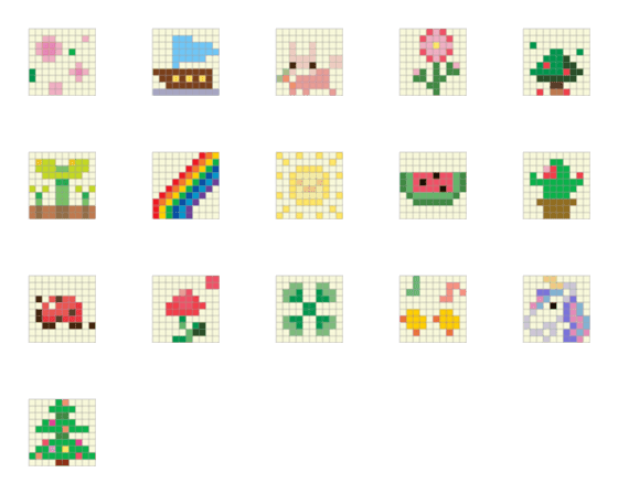 [LINE絵文字]Pixel Iの画像一覧