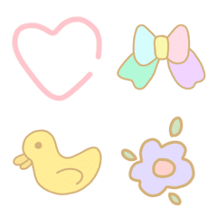 [LINE絵文字] Lovelove pastelの画像