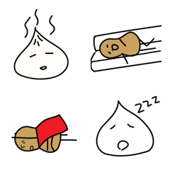 [LINE絵文字] Potato brothers and steamed bunsの画像
