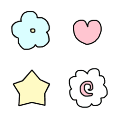 [LINE絵文字] simple emoji 00Modified version00の画像