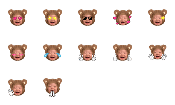 [LINE絵文字]G kun Emoji #01 revised ver.の画像一覧