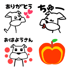 [LINE絵文字] ミニチュアシュナウザー白黒AAAの画像