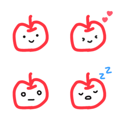 [LINE絵文字] これはりんごです。の画像
