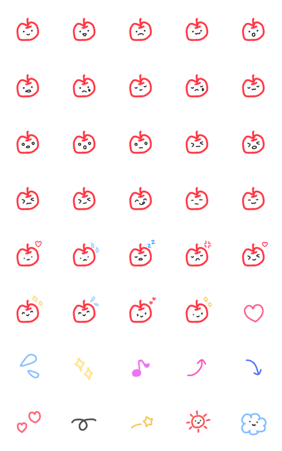 [LINE絵文字]これはりんごです。の画像一覧