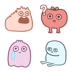 [LINE絵文字] HITOMI's cute colorful emojiの画像