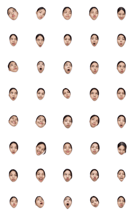 [LINE絵文字]Khaofang Emojiの画像一覧