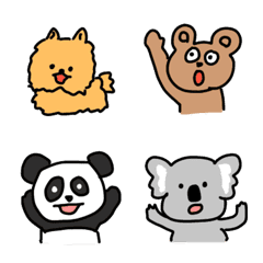 [LINE絵文字] オリジナルanimal絵文字の画像