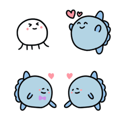 もちまんぼくん つながる絵文字1【修正版】の絵文字メイン画像