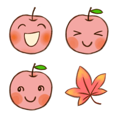 [LINE絵文字] たのしいりんごーズの画像