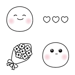 毎日使えるとてもシンプルな絵文字②の絵文字メイン画像
