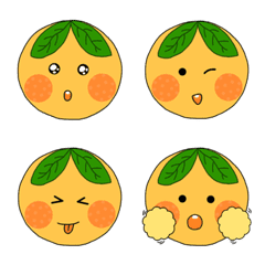 [LINE絵文字] cute tangerinesの画像