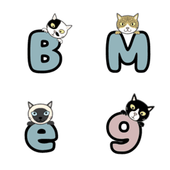 [LINE絵文字] Emoji and catsの画像