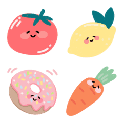 [LINE絵文字] Foods and CUTEの画像