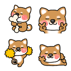 [LINE絵文字] 柴犬ちゃん絵文字の画像