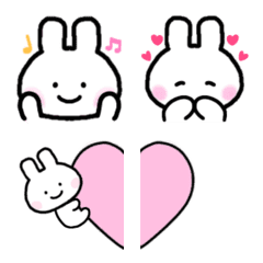うさちょん 絵文字     【修正版】の絵文字メイン画像