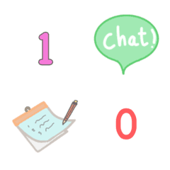 [LINE絵文字] Numbers ＆ shop Emojiの画像