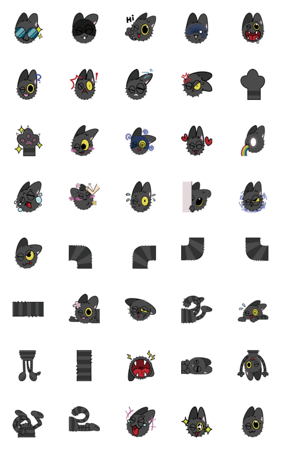 [LINE絵文字]Mangle's long long lifeの画像一覧