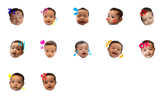 [LINE絵文字]RIKU Emoji Vol.1の画像一覧