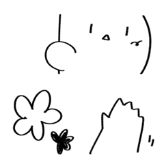 [LINE絵文字] 手描きな絵文字さんの画像