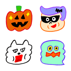 [LINE絵文字] かわいいさん絵文字8ハロウィンの画像