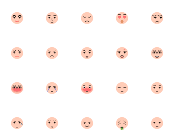 [LINE絵文字]Emotion emoji [A]の画像一覧